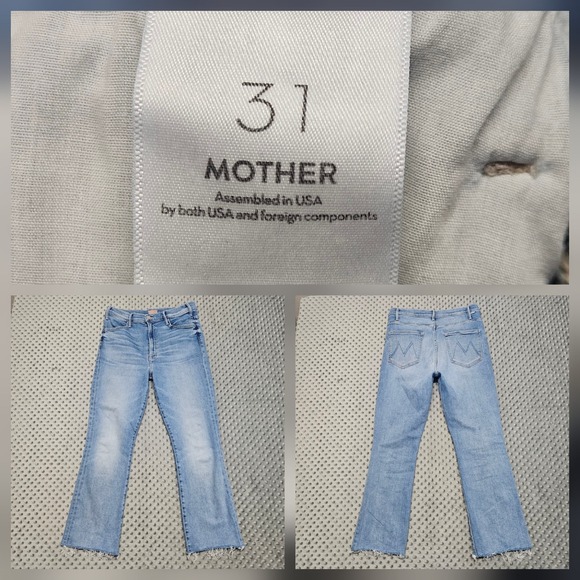 MOTHER THE HUSTLER ANKLE FRAY One Last Trip Jeans   Sz 31 - Picture 1 of 15